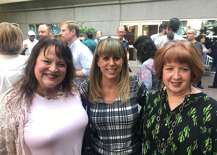 Jonnie Corbett, Erin Brooks and Sue Conway